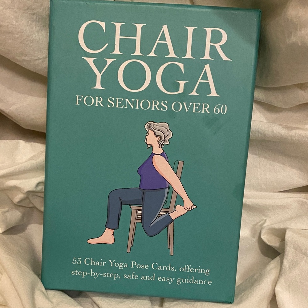 $18 Chair Yoga Pose Cards for Seniors